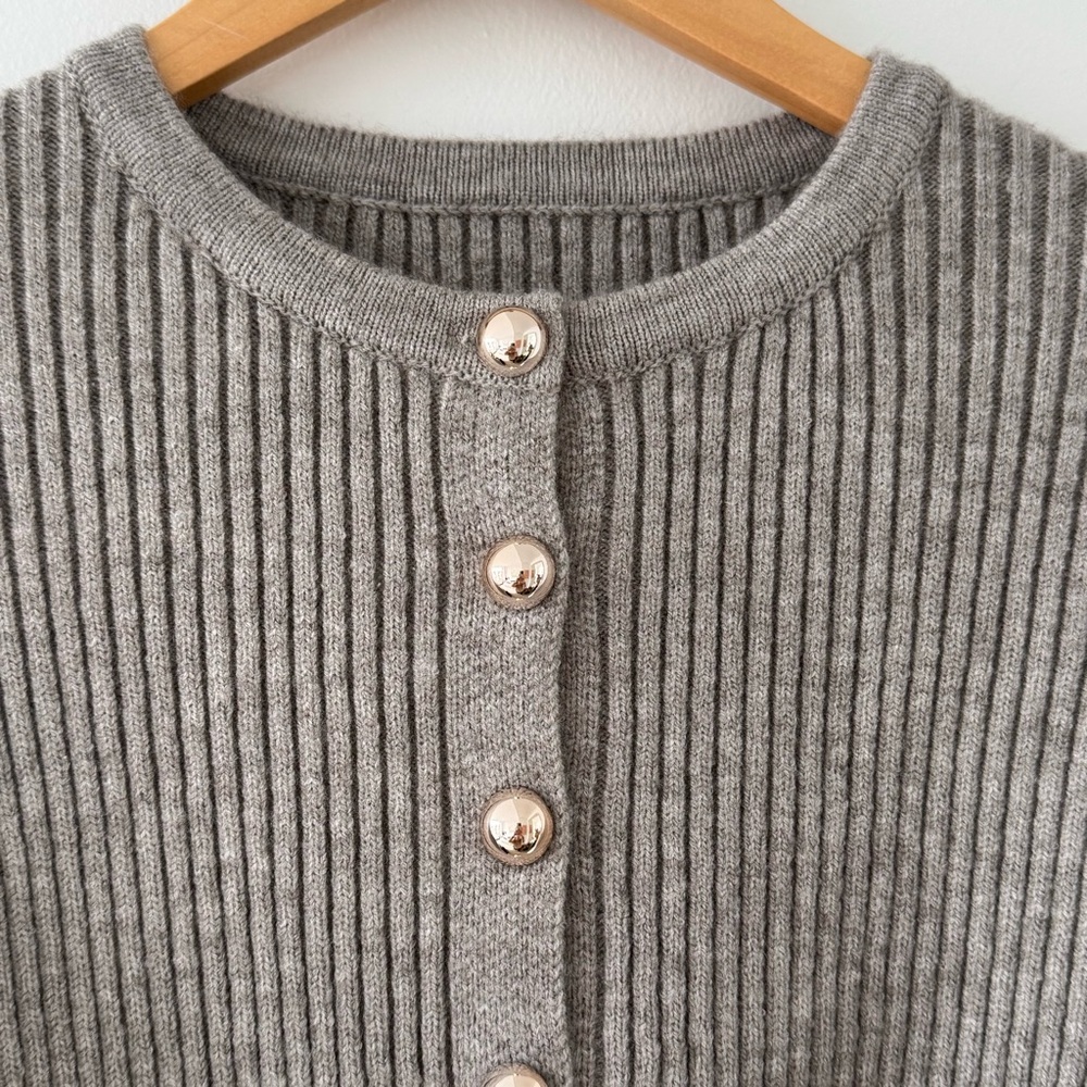 Commense Button Down Split Cardigan - image 5